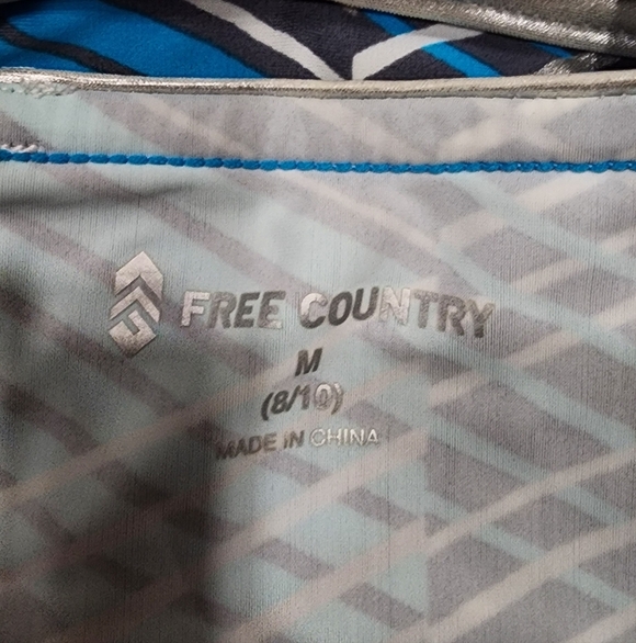 Like New!! Blue Gray Silver Tankini Top - Picture 9 of 14